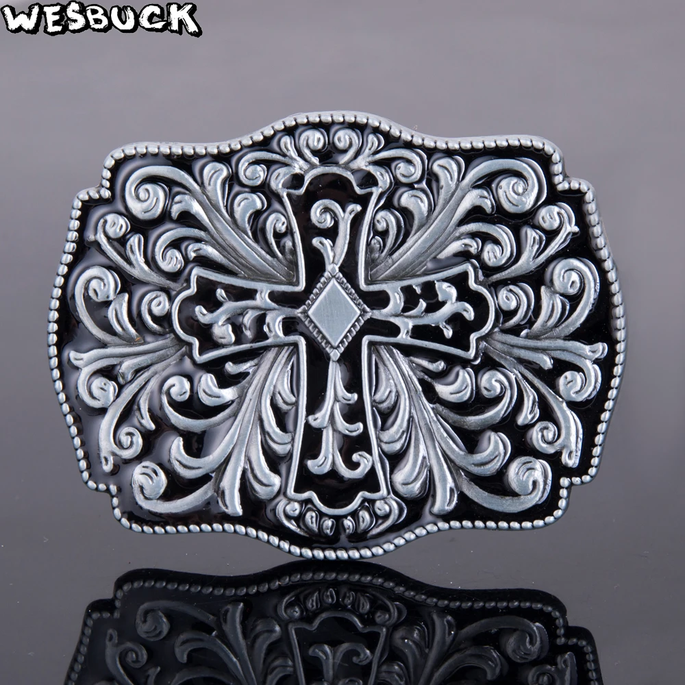5 Pcs MOQ WesBuck Brand New Style Metal Cross Belt Buckle Men Women Jeans accessories Classic Gift Suitable For 3.8cm Width Belt
5 Pcs MOQ WesBuck Brand New Style Metal Cross Belt Buckle Men Women Jeans accessories Classic Gift Suitable For 3.8cm Width Belt
