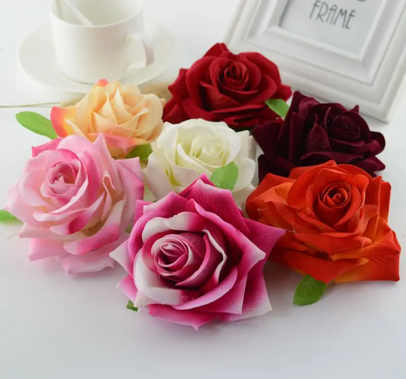 5pcs quality silk roses head Handmade DIY wedding Gift box Scrapbooking Car Bride Bouquet decorative artificial flowers for home
5pcs quality silk roses head Handmade DIY wedding Gift box Scrapbooking Car Bride Bouquet decorative artificial flowers for home