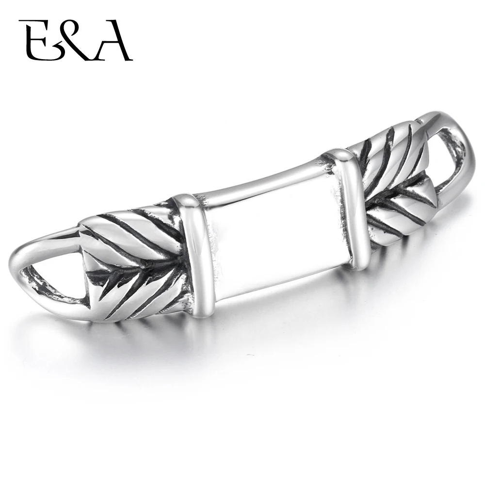 Stainless Steel Connectors Blank Curved 1/1 Loop for DIY Punk Bracelet Making Findings Jewelry Connect Parts Supplies 50*13*5mm
Stainless Steel Connectors Blank Curved 1/1 Loop for DIY Punk Bracelet Making Findings Jewelry Connect Parts Supplies 50*13*5mm