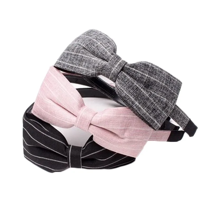 1PCS Fashion headband for women wide side hair ribbon bow hairband striped head band girls headwrap hair accessories wholesale
1PCS Fashion headband for women wide side hair ribbon bow hairband striped head band girls headwrap hair accessories wholesale