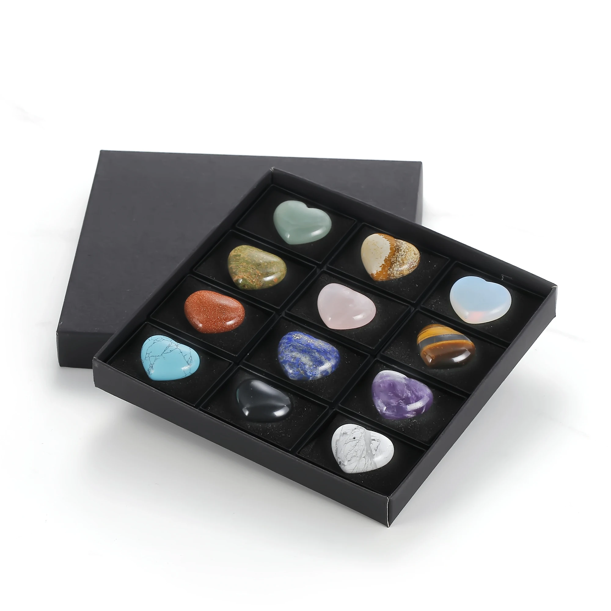 14 Color Natural Stone Piedra Heart Shape Crystal Rose Specimens Healing Love Jewelry Decoration
14 Color Natural Stone Piedra Heart Shape Crystal Rose Specimens Healing Love Jewelry Decoration
