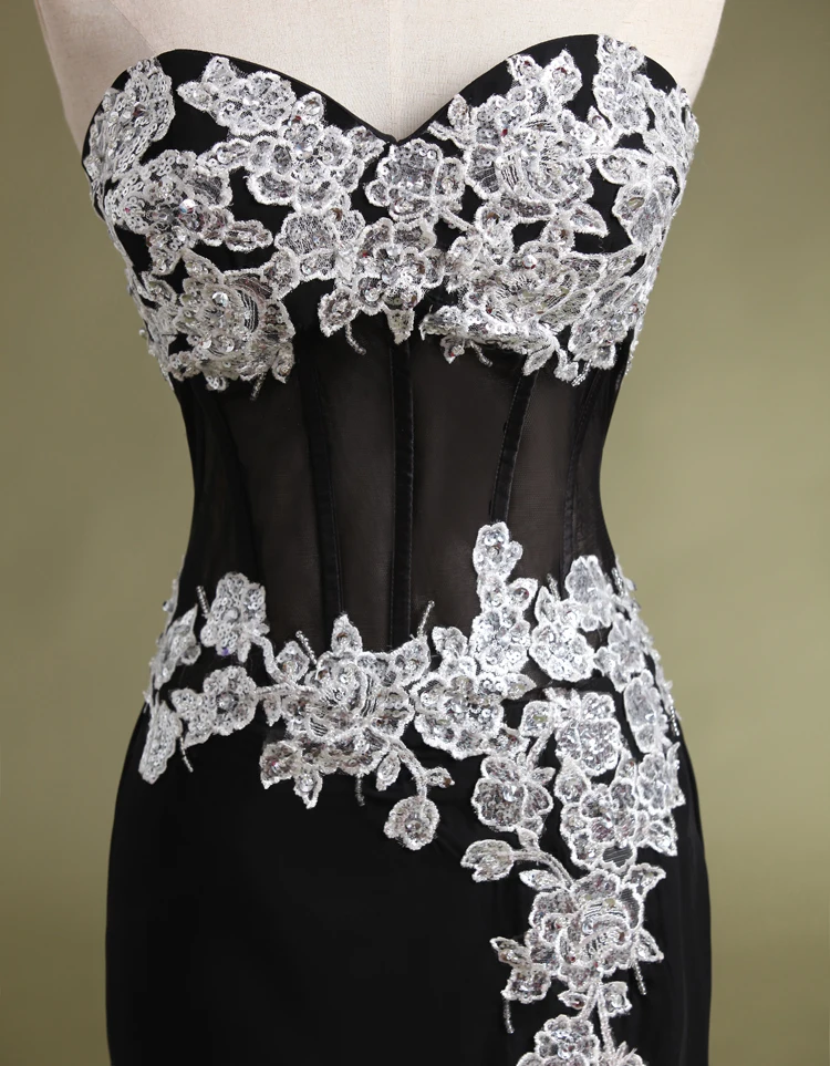 Sexy Sweetheart Appliqued Sequins Evening Dresses Prom Gown In Stock Lace-up A-line High Slit Side Prom Gown 2015 arrival XP010
Sexy Sweetheart Appliqued Sequins Evening Dresses Prom Gown In Stock Lace-up A-line High Slit Side Prom Gown 2015 arrival XP010