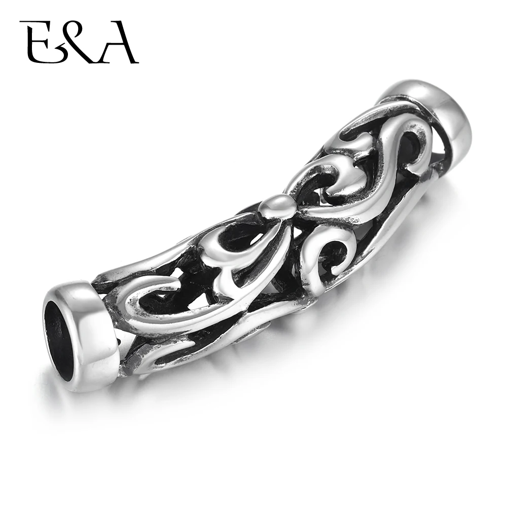 Stainless Steel Hollow Tube Beads 6mm Big Hole Slider Charm DIY Women Men Leather Cord Bracelet Clasp Making Jewelry Accessories
Stainless Steel Hollow Tube Beads 6mm Big Hole Slider Charm DIY Women Men Leather Cord Bracelet Clasp Making Jewelry Accessories
