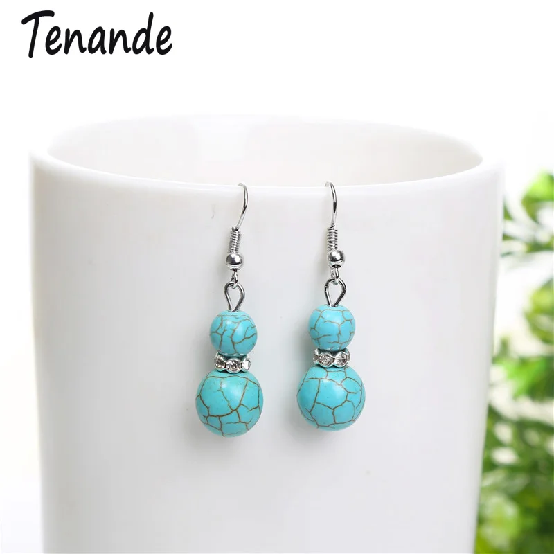 Tenande Gypsy Silver Color Retro Jewelry Femme Crystal Natural Stone Beads Gourd Drop Earrings for Women Bohemian Accessories
Tenande Gypsy Silver Color Retro Jewelry Femme Crystal Natural Stone Beads Gourd Drop Earrings for Women Bohemian Accessories