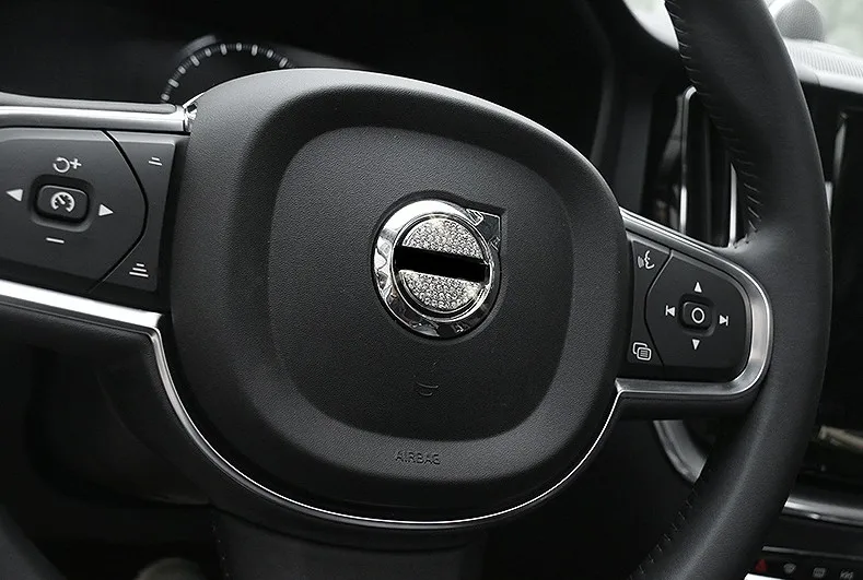 For Volvo XC60 S90 XC90 v90 s60 v60 metal Rhinestone Steering wheel center trim decoration sticker Car Styling Accessories
For Volvo XC60 S90 XC90 v90 s60 v60 metal Rhinestone Steering wheel center trim decoration sticker Car Styling Accessories