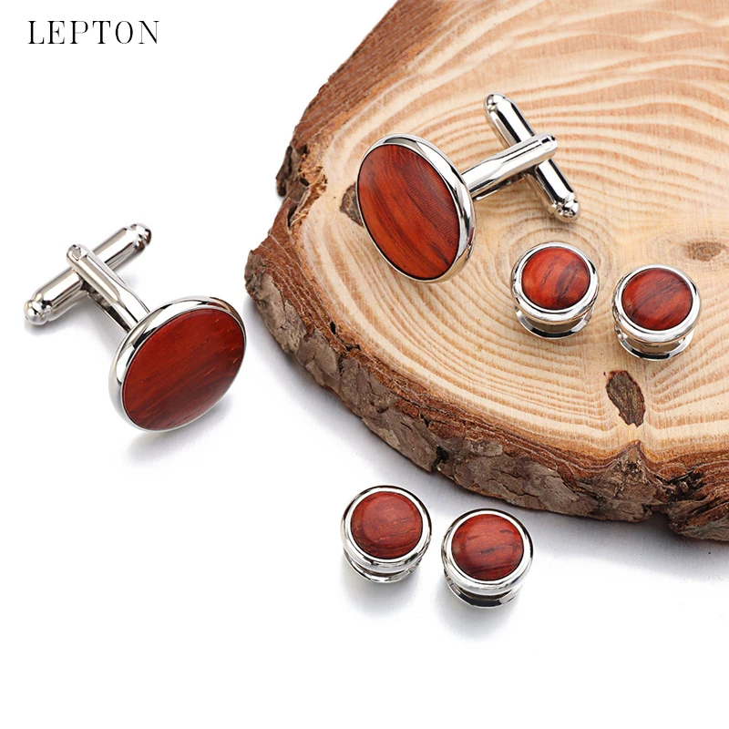 Lepton высококачественные круглые деревянные бриллианты мужские позолоченные