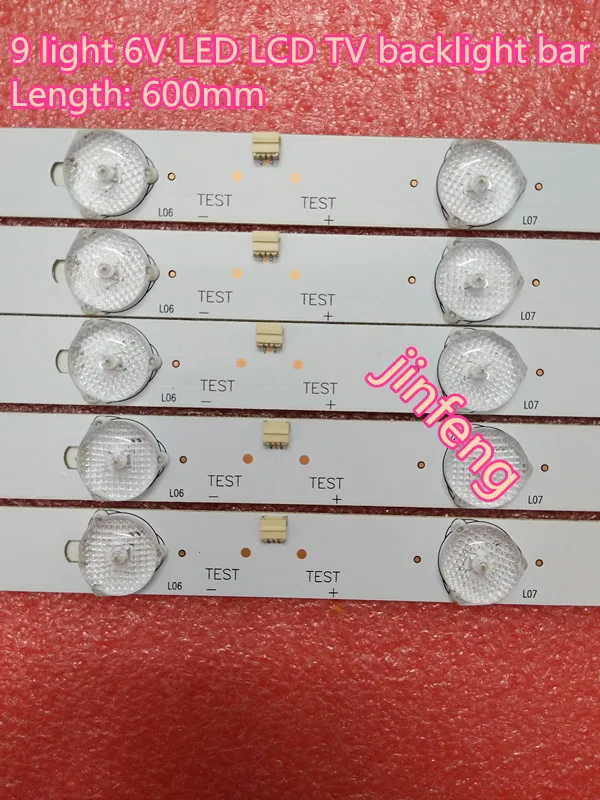 100% NEW9 light 6V LED backlight strip 32 inch general 9 lamp 6V LCD TV lens lamp bar can cut lamp bead.
100% NEW9 light 6V LED backlight strip 32 inch general 9 lamp 6V LCD TV lens lamp bar can cut lamp bead.