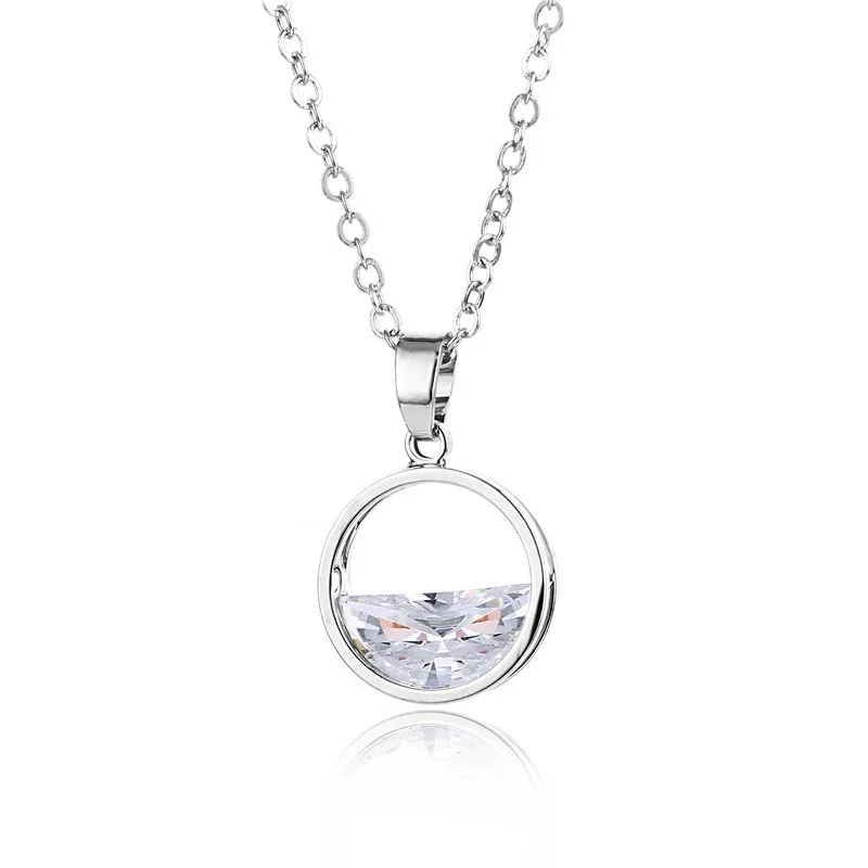 FYM High Quality Fshion Sliver Color Necklaces & Pendents AAA Cubic Zirconia Stone Gifts Jewelry for Women Bride Wedding Party
FYM High Quality Fshion Sliver Color Necklaces & Pendents AAA Cubic Zirconia Stone Gifts Jewelry for Women Bride Wedding Party