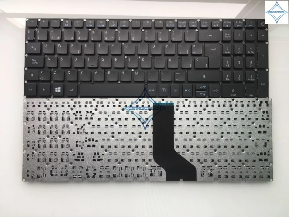 Клавиатура для ноутбука Acer Aspire E15, E5-573G, 582P, 557U, 507H, 54G6, V5-591G, F5-572G, V3-575, V3-575G SP, с испанской раскладкой
Клавиатура для ноутбука Acer Aspire E15, E5-573G, 582P, 557U, 507H, 54G6, V5-591G, F5-572G, V3-575, V3-575G SP, с испанской раскладкой