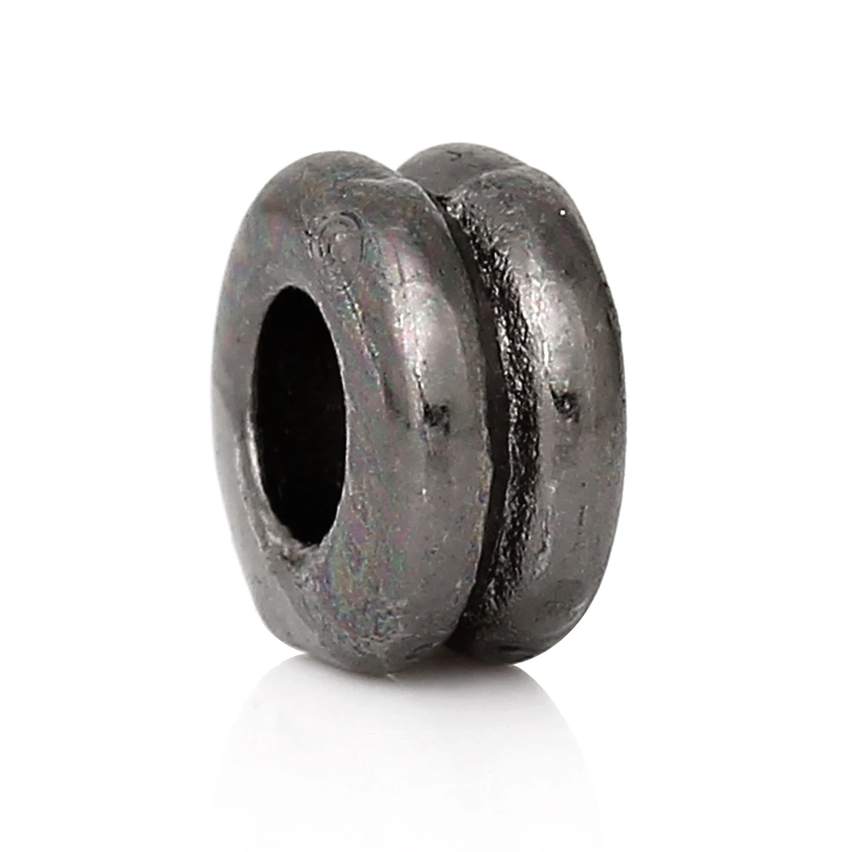 DoreenBeads Zinc metal alloy Spacer Beads Round Gunmetal Jewelry About 6.0mm( 2/8") x 3.0mm( 1/8"), Hole:Approx 2.6mm, 30 PCs
DoreenBeads Zinc metal alloy Spacer Beads Round Gunmetal Jewelry About 6.0mm( 2/8") x 3.0mm( 1/8"), Hole:Approx 2.6mm, 30 PCs