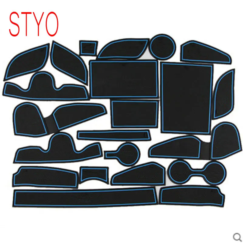 STYO Car Gate slot pad rubber car-cup mat/pad non-slip mat car accessories for LHD Tucson 2016-2018
STYO Car Gate slot pad rubber car-cup mat/pad non-slip mat car accessories for LHD Tucson 2016-2018