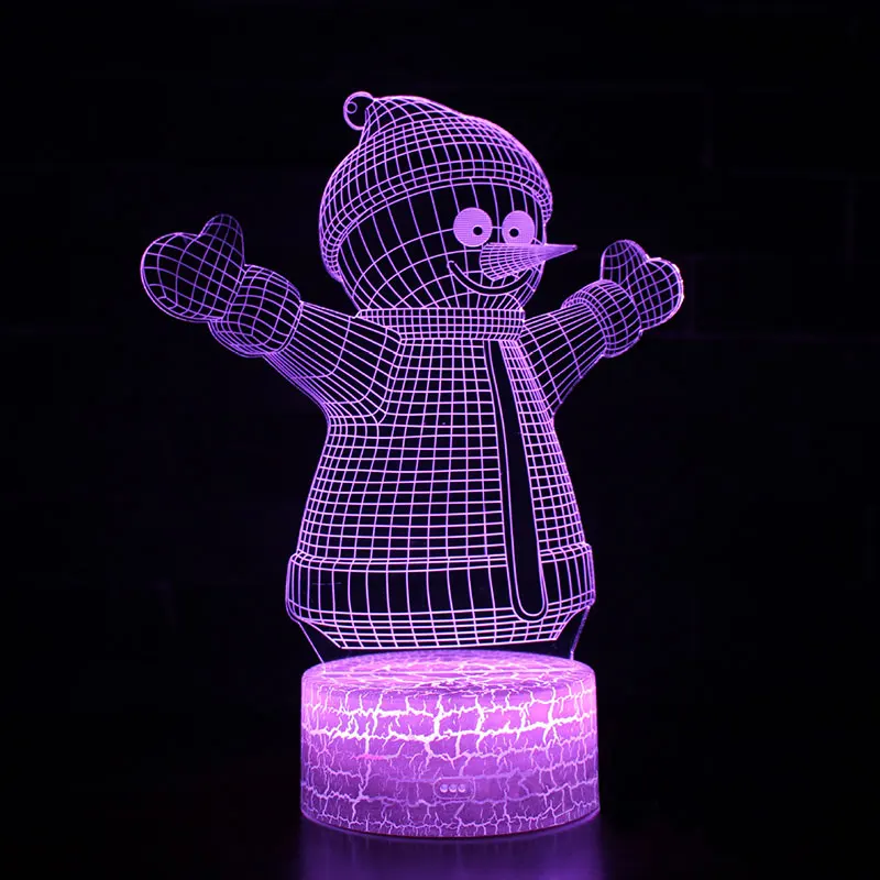 Snowman theme 3D Lamp LED night light 7 Color Change Touch Mood Lamp Christmas present Dropshippping
Snowman theme 3D Lamp LED night light 7 Color Change Touch Mood Lamp Christmas present Dropshippping