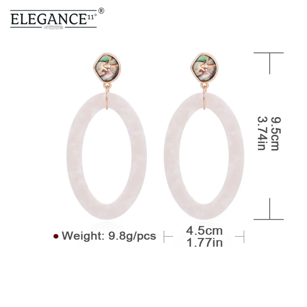 ELEGANCE11 Big Black Acrylic Dangle Earring Hollowing Large Oval Statement Dangle Drop Earrings Exaggerated Fashion Jewelry
ELEGANCE11 Big Black Acrylic Dangle Earring Hollowing Large Oval Statement Dangle Drop Earrings Exaggerated Fashion Jewelry