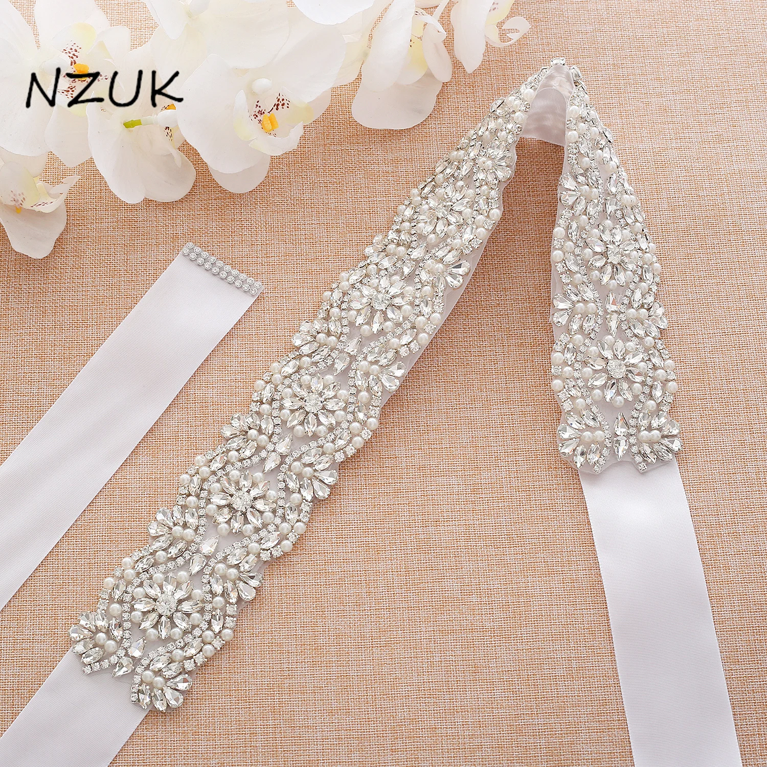 Silver Rhinestones Bridal Sash Thin Wedding Dress Belt Crystal Flower Bridal Belt For Women Formal Dress ZZY202S
Silver Rhinestones Bridal Sash Thin Wedding Dress Belt Crystal Flower Bridal Belt For Women Formal Dress ZZY202S