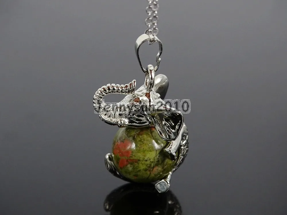 Natural Unakite Gems Stone Round Ball Chakra Healing Elephant Pendant Necklace Beads Healing Jewelry Design 10Pcs/Pack
Natural Unakite Gems Stone Round Ball Chakra Healing Elephant Pendant Necklace Beads Healing Jewelry Design 10Pcs/Pack