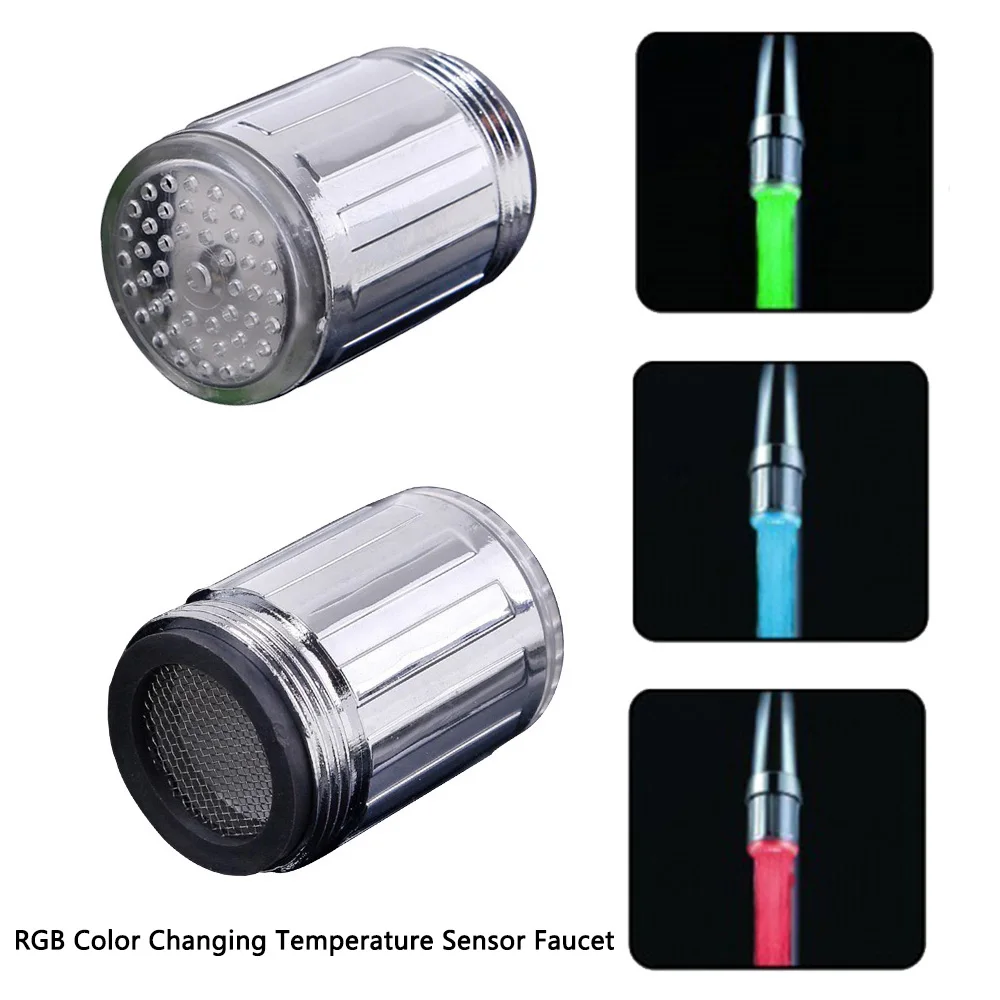Shower Stream Tap Novelty Light Universal LED Water Faucet Light Waterfall Glow Shower Tap Head Adapter Kitchen Bathroom Decor
Shower Stream Tap Novelty Light Universal LED Water Faucet Light Waterfall Glow Shower Tap Head Adapter Kitchen Bathroom Decor