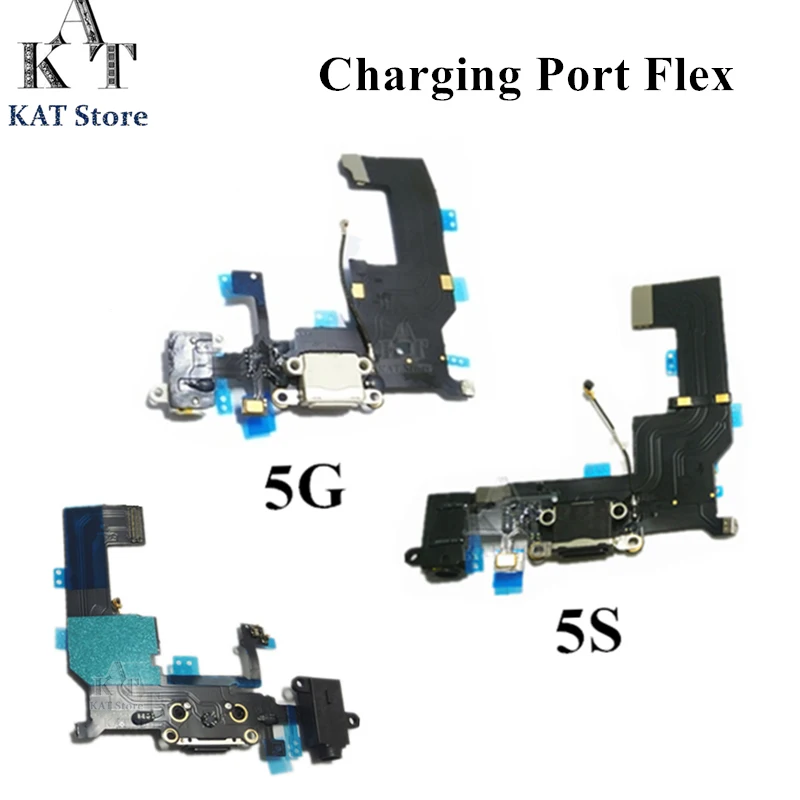 

Зарядное устройство зарядный порт док-станция USB разъем гибкий кабель для передачи данных для 5 5G 5S зарядное устройство для наушников гибкий кабель, сменная деталь 1 шт
