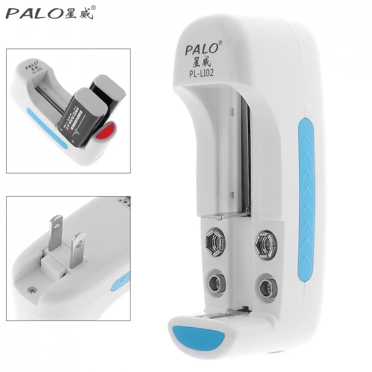PALO 3.7V Original PALO li-02 Battery Cells Charger For 14500 850 AA / AAA NiCd NiMh 18650 Rechargeable lithium Battery
PALO 3.7V Original PALO li-02 Battery Cells Charger For 14500 850 AA / AAA NiCd NiMh 18650 Rechargeable lithium Battery