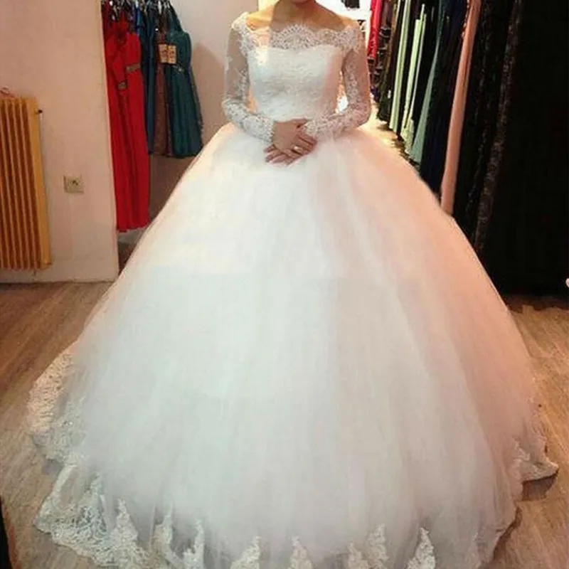 2019 Boat Neck Ball Gown Wedding Dress Custom-made Bride Wedding Gown Robe de Soiree Vestido de Noiva
2019 Boat Neck Ball Gown Wedding Dress Custom-made Bride Wedding Gown Robe de Soiree Vestido de Noiva