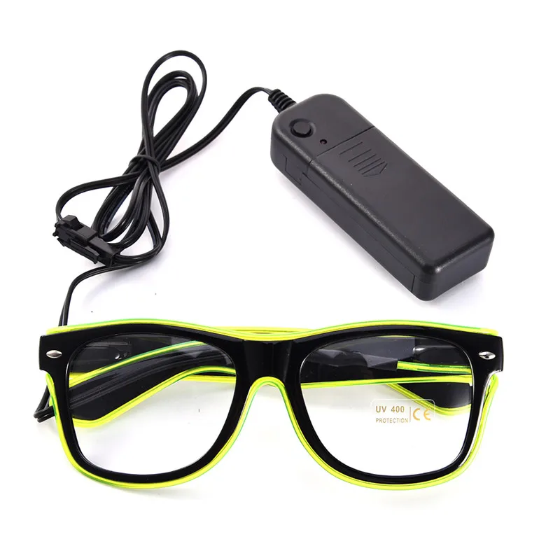 LAIDEYI Glowing Glasses LED EL Glasses Bar Party Fluorescent Dance DJ Bright Glasses EL Wire Neon Glow Atmosphere Lamp
LAIDEYI Glowing Glasses LED EL Glasses Bar Party Fluorescent Dance DJ Bright Glasses EL Wire Neon Glow Atmosphere Lamp