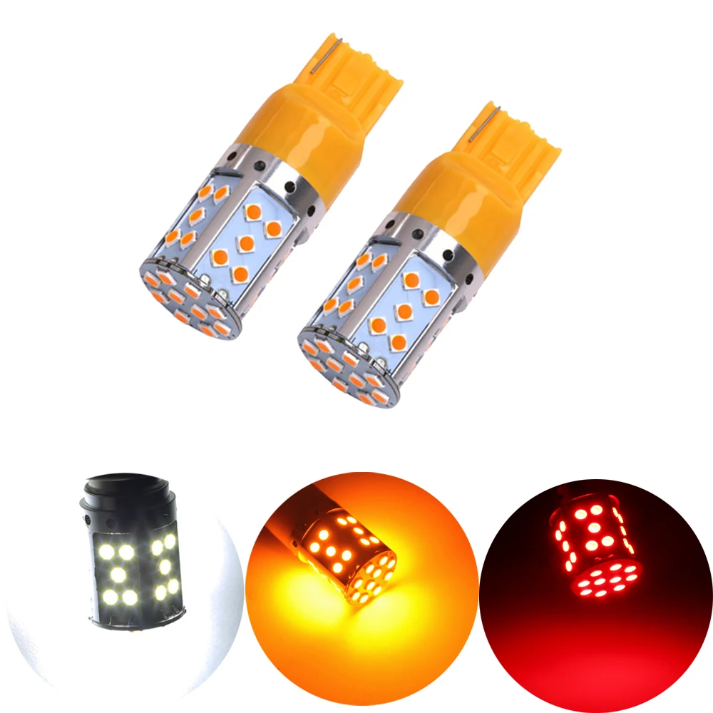 2PCS T20 7440 35 SMD 3030 LED NO Error Canbus Car New Turn Led Signal Lamp Light Retrofit External Bulb DC 12V White Red Amber
2PCS T20 7440 35 SMD 3030 LED NO Error Canbus Car New Turn Led Signal Lamp Light Retrofit External Bulb DC 12V White Red Amber