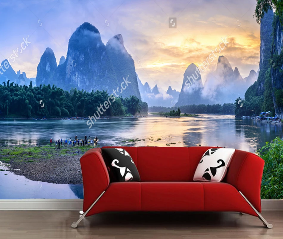Chinese landscape wallpaper, Guilin landscape, 3D photo mural for living room bedroom sofa background wall papel de parede
Chinese landscape wallpaper, Guilin landscape, 3D photo mural for living room bedroom sofa background wall papel de parede