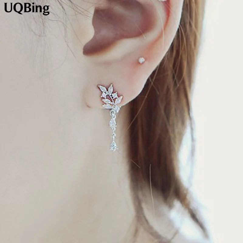 2016 New Arrivals Fashion 925 Silver Stud Earrings Crystal Leaves Earrings Jewelry Pendientes Brincos Fashion Jewelry
2016 New Arrivals Fashion 925 Silver Stud Earrings Crystal Leaves Earrings Jewelry Pendientes Brincos Fashion Jewelry