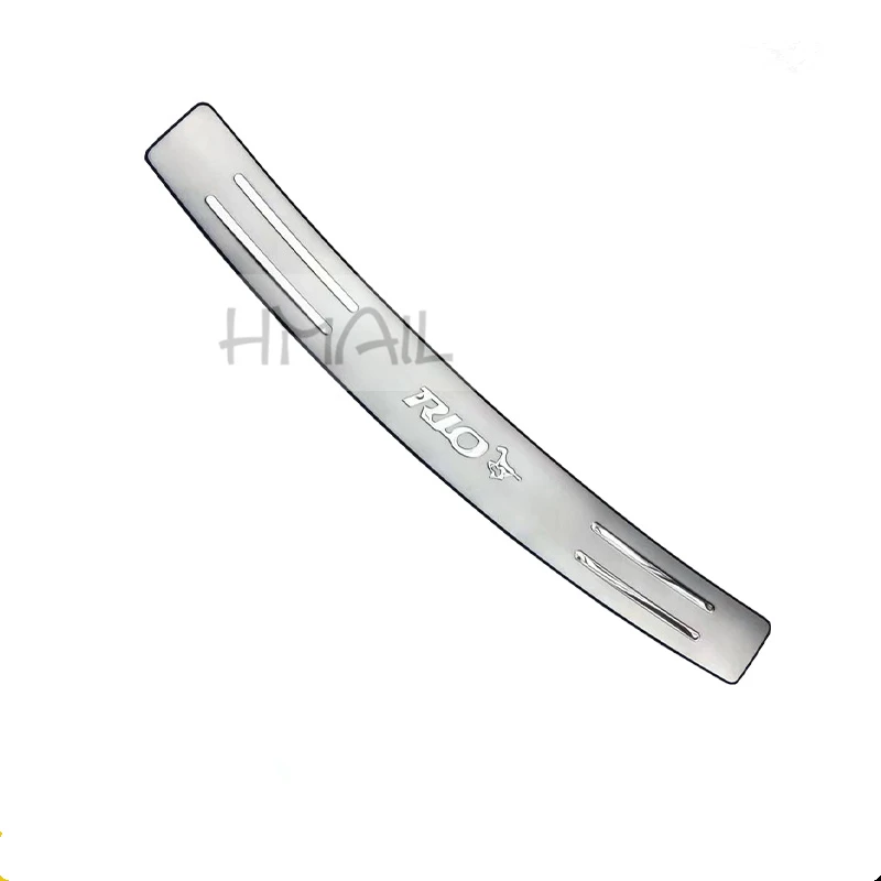 car-styling For KIA RIO auto rearguards Stainless Steel Rear Bumper Trunk Fender Sill Plate Protective Guard car Cover stickers
car-styling For KIA RIO auto rearguards Stainless Steel Rear Bumper Trunk Fender Sill Plate Protective Guard car Cover stickers