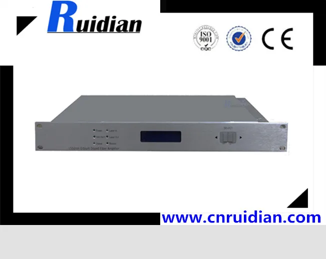 Сделано в Китае одного источника питания 14db 1550nm Оптическое волокно catv усилитель