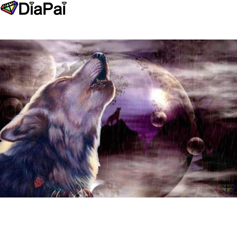 DIAPAI Diamond Painting 5D DIY 100% Full Square/Round Drill "Animal wolf" Diamond Embroidery Cross Stitch 3D Decor A24280
DIAPAI Diamond Painting 5D DIY 100% Full Square/Round Drill "Animal wolf" Diamond Embroidery Cross Stitch 3D Decor A24280