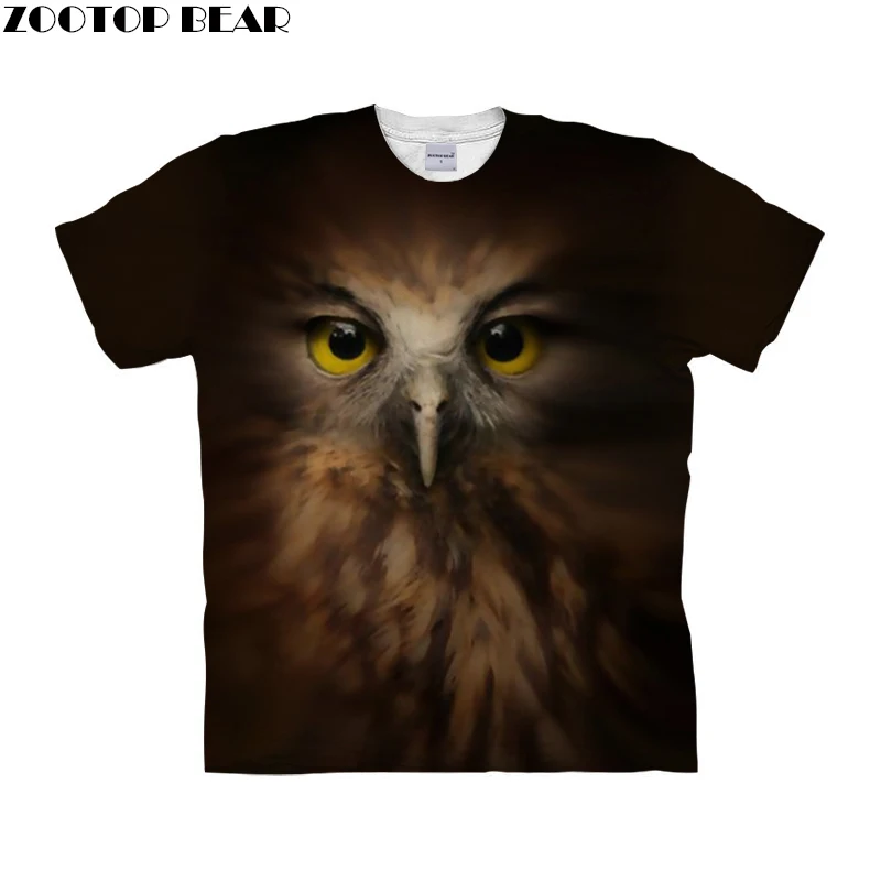 Sharp Owl 3D Print T shirt Summer Short Sleeve O-neck Casual shirt Tops&Tees Streetwear Men Women Tshirt Drop Ship ZOOTOP BEAR
Sharp Owl 3D Print T shirt Summer Short Sleeve O-neck Casual shirt Tops&Tees Streetwear Men Women Tshirt Drop Ship ZOOTOP BEAR