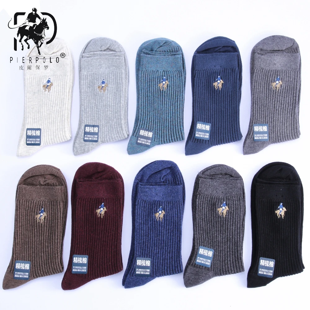 5 Pairs/lot High Quality Fashion Brand PIER POLO Casual Cotton Socks Business Embroidery Crew Men's Socks Manufacturer Wholesale
5 Pairs/lot High Quality Fashion Brand PIER POLO Casual Cotton Socks Business Embroidery Crew Men's Socks Manufacturer Wholesale