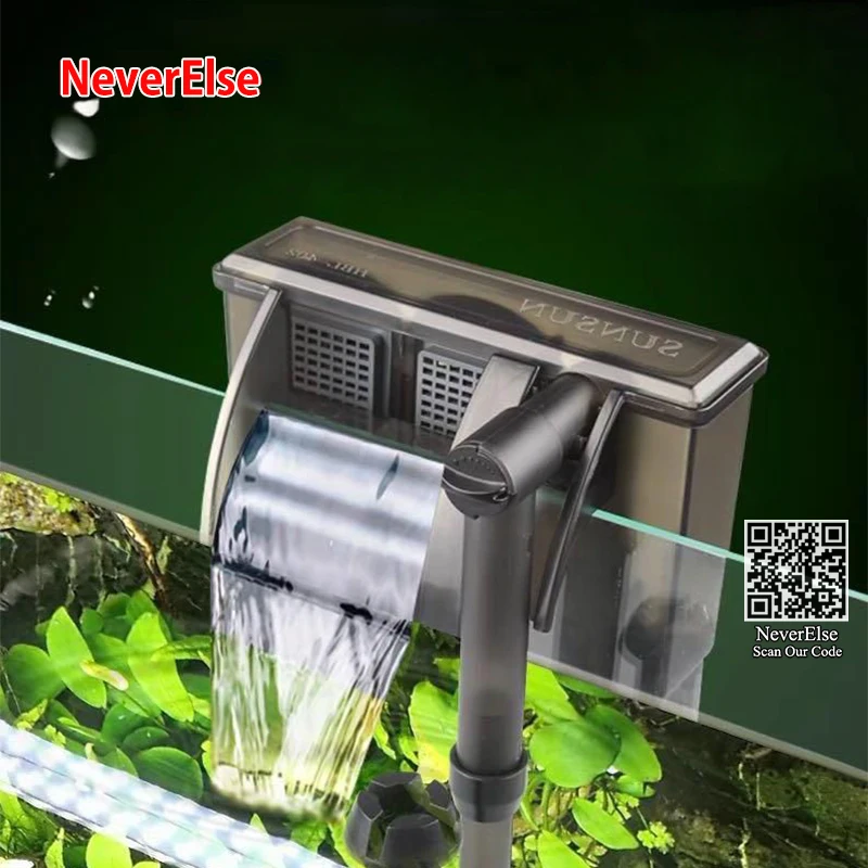 External Aquarium Fish Tank Filter Replaceable Filter Carbon Board Material Waterfall Maker Surface Skimmer Increase Air/Oxygen
External Aquarium Fish Tank Filter Replaceable Filter Carbon Board Material Waterfall Maker Surface Skimmer Increase Air/Oxygen
