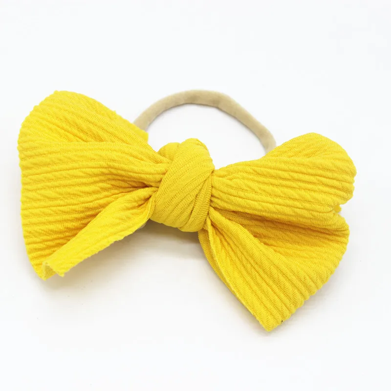 Big Bows 5.5'' Fabric Cotton Nylon Headbands Girls and Baby Bow Turban Headwraps 2019 DIY Cute Knot Hair Bows Hair Accessories
Big Bows 5.5'' Fabric Cotton Nylon Headbands Girls and Baby Bow Turban Headwraps 2019 DIY Cute Knot Hair Bows Hair Accessories