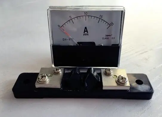 

DH-670 DC 0-20A Analog Amp Panel ammeter pointer type current meter panel+shunt