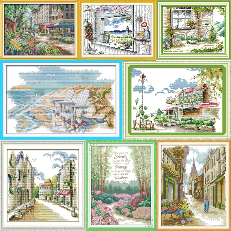 Best Joy Sunday Cross Stitch Kits Embroidery Cross Stitch Landscape 11CT 14CT Cross Stitch Kits for Embroidery Needlework Sets
Best Joy Sunday Cross Stitch Kits Embroidery Cross Stitch Landscape 11CT 14CT Cross Stitch Kits for Embroidery Needlework Sets
