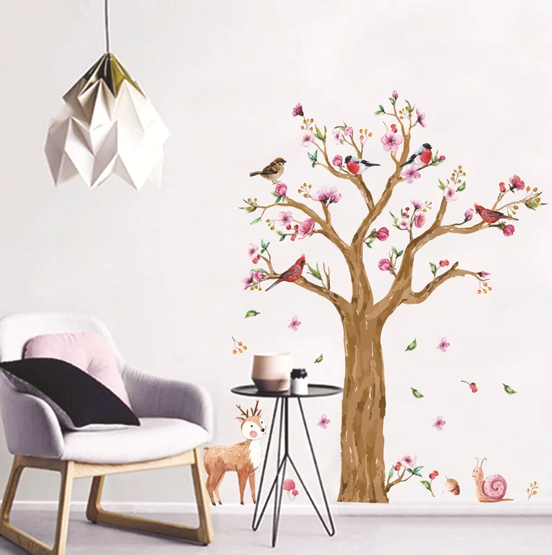 DIY Woodpecker on the Tree Home Decoration Wall Sticker Bids Deer Kids Room Decals Poster
DIY Woodpecker on the Tree Home Decoration Wall Sticker Bids Deer Kids Room Decals Poster
