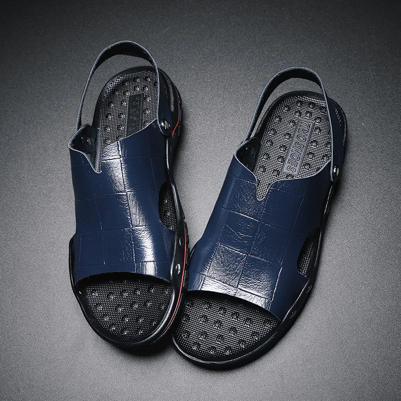 Summer New Men Sandals Quality Genuine Split Leather Shoes Male Slippers Beach sandalias hombre 38-48 Men Casual Shoes 1998m
Summer New Men Sandals Quality Genuine Split Leather Shoes Male Slippers Beach sandalias hombre 38-48 Men Casual Shoes 1998m