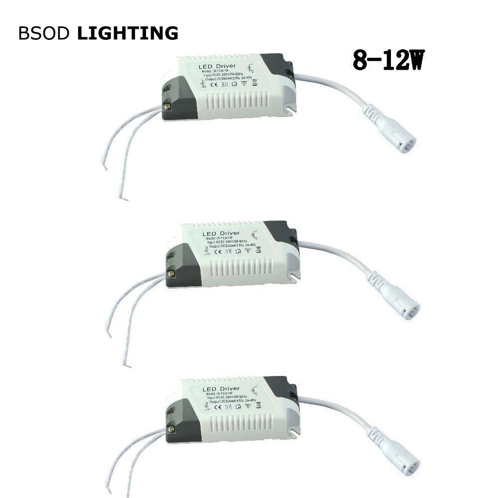 BSOD 8-12W 300mA LED Driver AC85-265V DC24-48V for LED Strip Light Lamp Power Supply Electronic Lighting for Transformer
BSOD 8-12W 300mA LED Driver AC85-265V DC24-48V for LED Strip Light Lamp Power Supply Electronic Lighting for Transformer