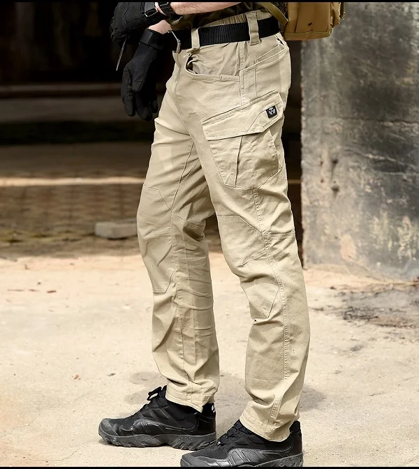 

SWAT Combat Military Tactical Pants Men Large Multi Pocket Army Cargo Pants Combat Cotton Security Bodyguard Trouser