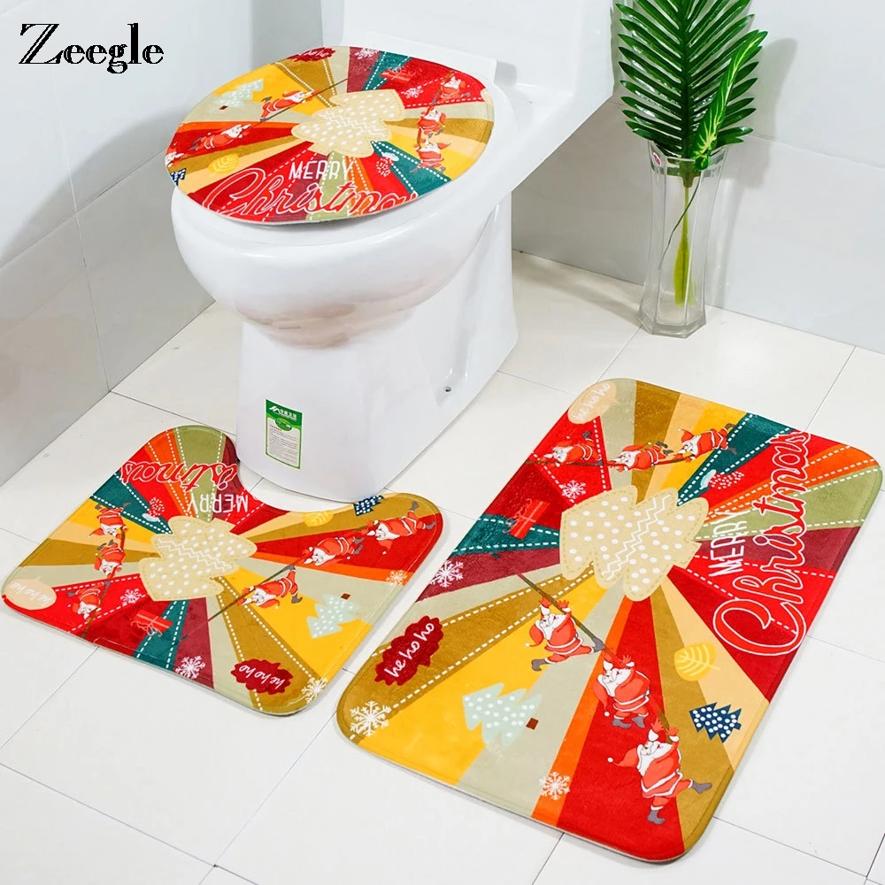 Zeegle, рождественское покрытие для унитаза, коврик для ванной комнаты, необычный Санта, чехол для унитаза, Противоскользящий коврик, рождеств...
Zeegle, рождественское покрытие для унитаза, коврик для ванной комнаты, необычный Санта, чехол для унитаза, Противоскользящий коврик, рождеств...