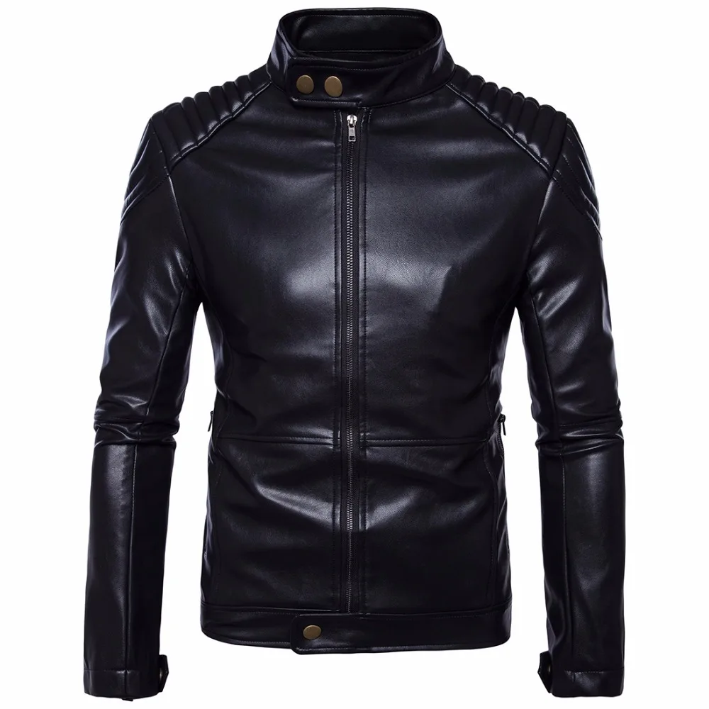 German Motorcycle Leather Jacket Men Fashion Slim Autumn Winter Jackets Coats jaqueta de couro masculino PU Leather Jacket Male
German Motorcycle Leather Jacket Men Fashion Slim Autumn Winter Jackets Coats jaqueta de couro masculino PU Leather Jacket Male