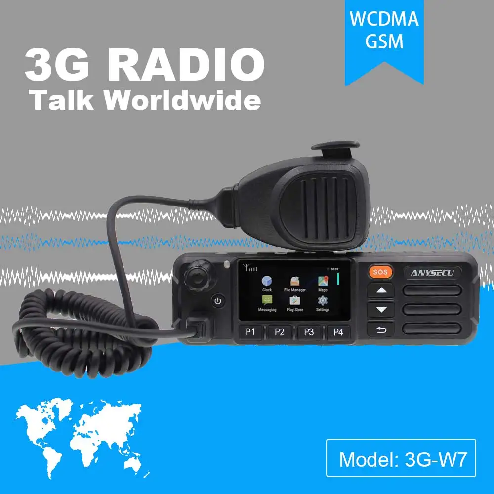 Anysecu 3G-W7 POC Network Radio Android 6.0 SOS GPS Function Support REAL PTT Walkiefleet Zello PTT EU and US universal module
Anysecu 3G-W7 POC Network Radio Android 6.0 SOS GPS Function Support REAL PTT Walkiefleet Zello PTT EU and US universal module