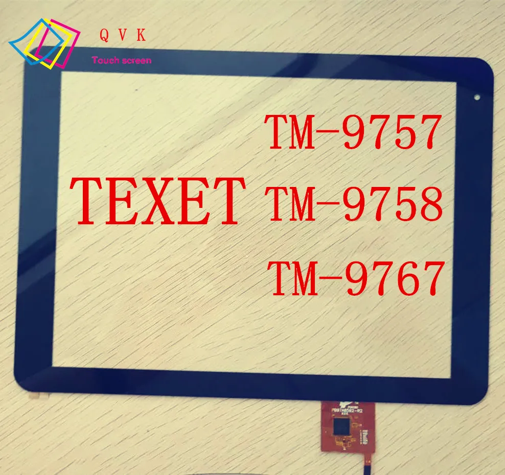 Фото 9.7inch for TeXet TM 9757 9758 9767 tablet pc capacitive touch screen glass digitizer panel cable code PB97A8592 R2|capacitive screen|touch
