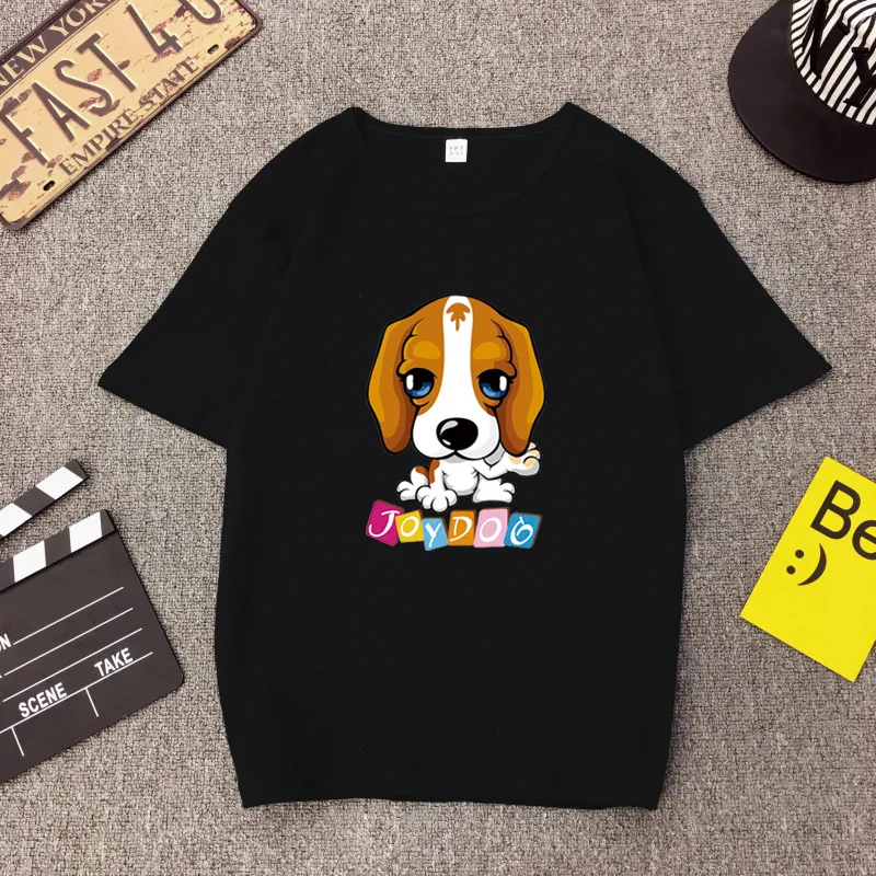 Cute cartoon Dogs Print T shirt Women Summer Short Sleeve O Neck Cotton Spandex Women Tops Tees Casual Female T-shirt
Cute cartoon Dogs Print T shirt Women Summer Short Sleeve O Neck Cotton Spandex Women Tops Tees Casual Female T-shirt