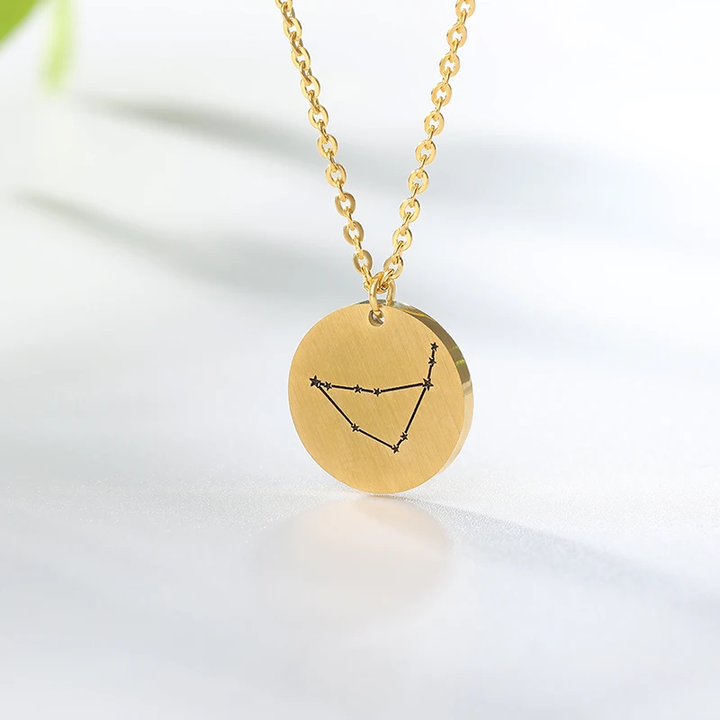 Vintage Custom Twelve Constellations Carved Coin Necklace Statement Leo Pisces Capricorn Sagittarius AquariusPendant Necklace
Vintage Custom Twelve Constellations Carved Coin Necklace Statement Leo Pisces Capricorn Sagittarius AquariusPendant Necklace