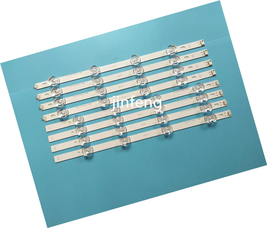 New 10set=80pcs LED strip bar For LG 40LF630V 40LF6300 40LF570V SVL400 40LH5300 INNOTEK DRT 4.0 3.0 40 inch A B 6916L-0885A
New 10set=80pcs LED strip bar For LG 40LF630V 40LF6300 40LF570V SVL400 40LH5300 INNOTEK DRT 4.0 3.0 40 inch A B 6916L-0885A