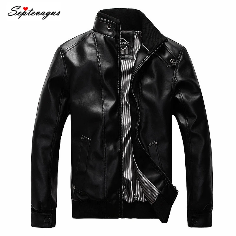 Jackets for Men Fashion Stand Collar PU Leather Motorcycle Black Jacket Men's LeatherJacket ;motocicleta chaqueta de los hombres
Jackets for Men Fashion Stand Collar PU Leather Motorcycle Black Jacket Men's LeatherJacket ;motocicleta chaqueta de los hombres