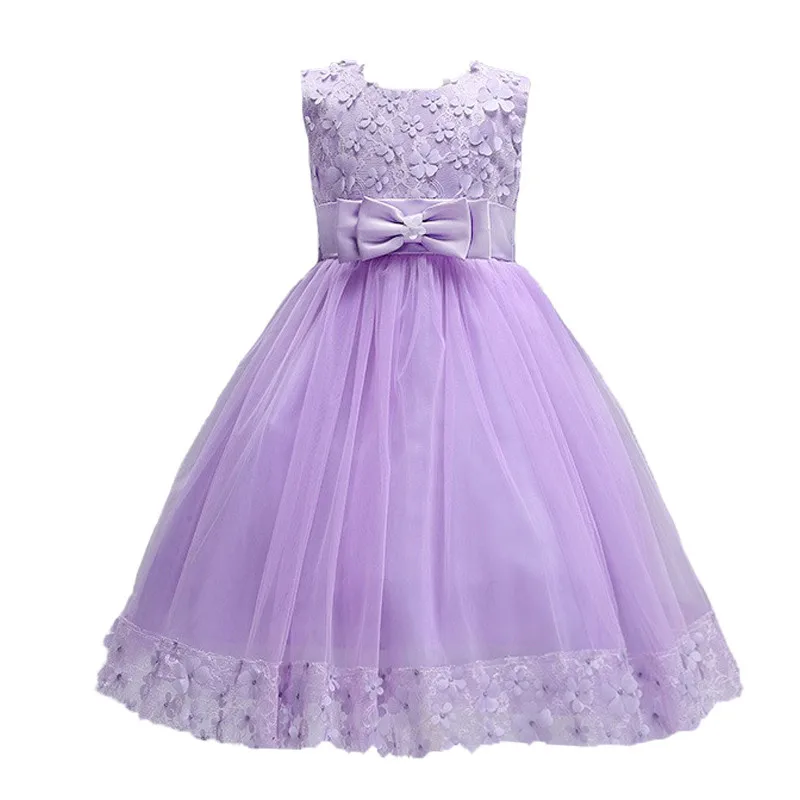 New Arrival Flower Girls Dresses Children Sleeveless Lace 3D Flower Dresses with Bow Kids Communion Dresses
New Arrival Flower Girls Dresses Children Sleeveless Lace 3D Flower Dresses with Bow Kids Communion Dresses