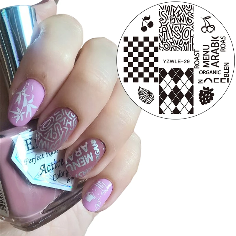 YZWLE 1Pc Hand-painted Original Design Round Stainles Steel DIY Image Stamping Nail Art Plates Templates Stencils
YZWLE 1Pc Hand-painted Original Design Round Stainles Steel DIY Image Stamping Nail Art Plates Templates Stencils